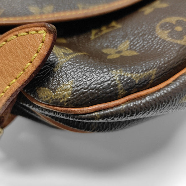 SAUMUR 30 Monogram Coated Canvas Brown