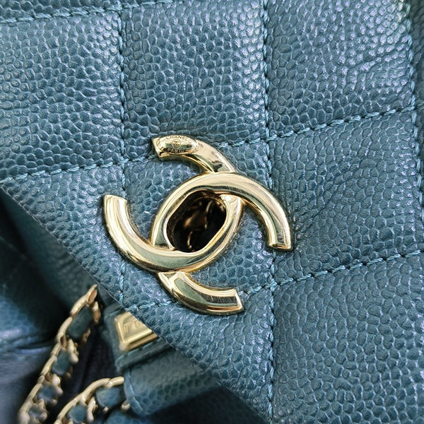 DUMA Quilted Calfskin Green