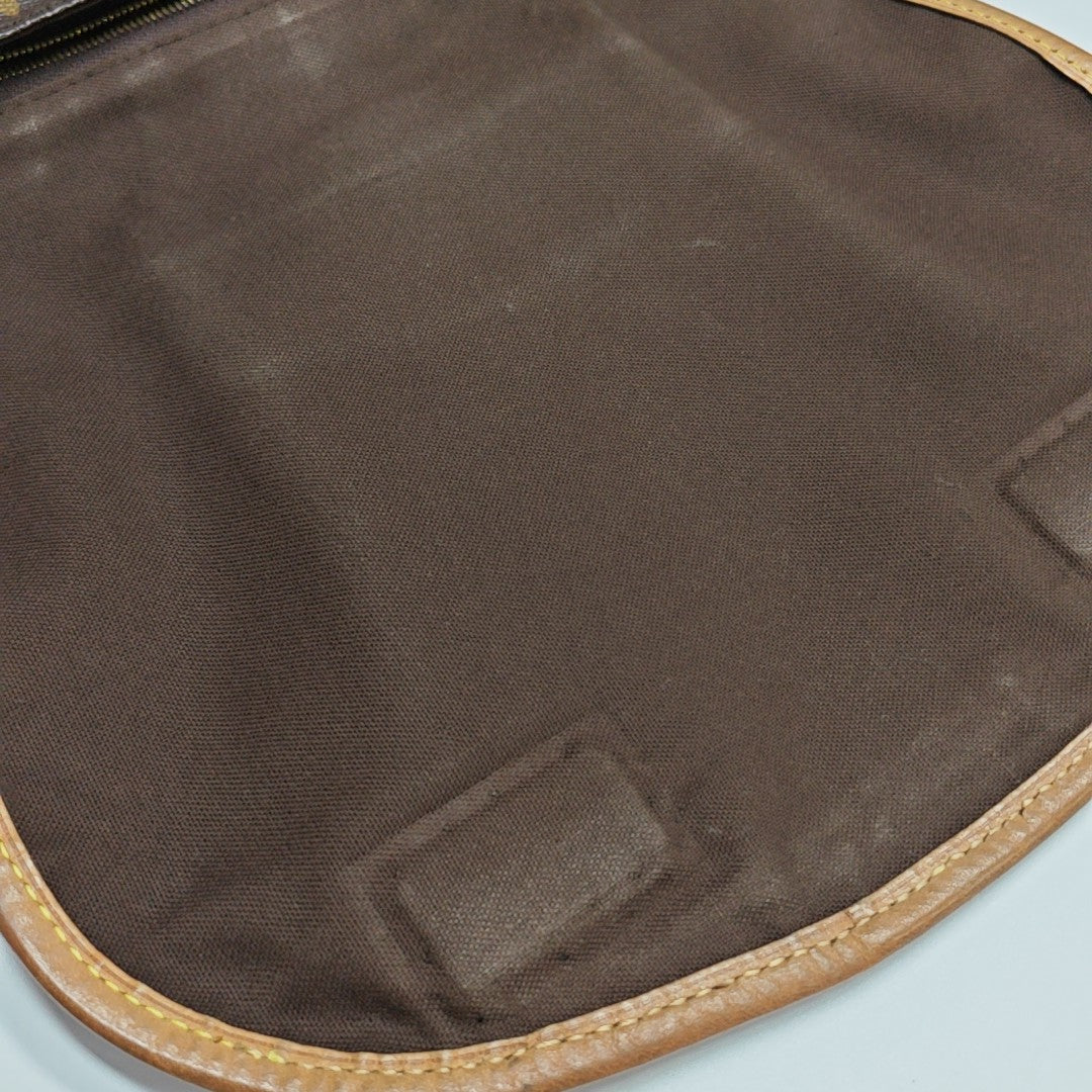 MENILMONTANT PM Monogram Coated Canvas Brown