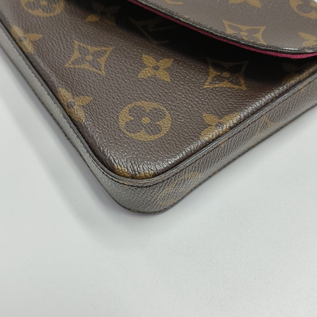 Authenticated pre-owned  FÉLICIE Monogram Coated Canvas Brown - Shoulder Bag at Looply