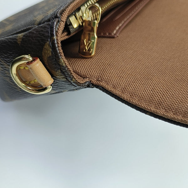 IVY Monogram Coated Canvas Brown