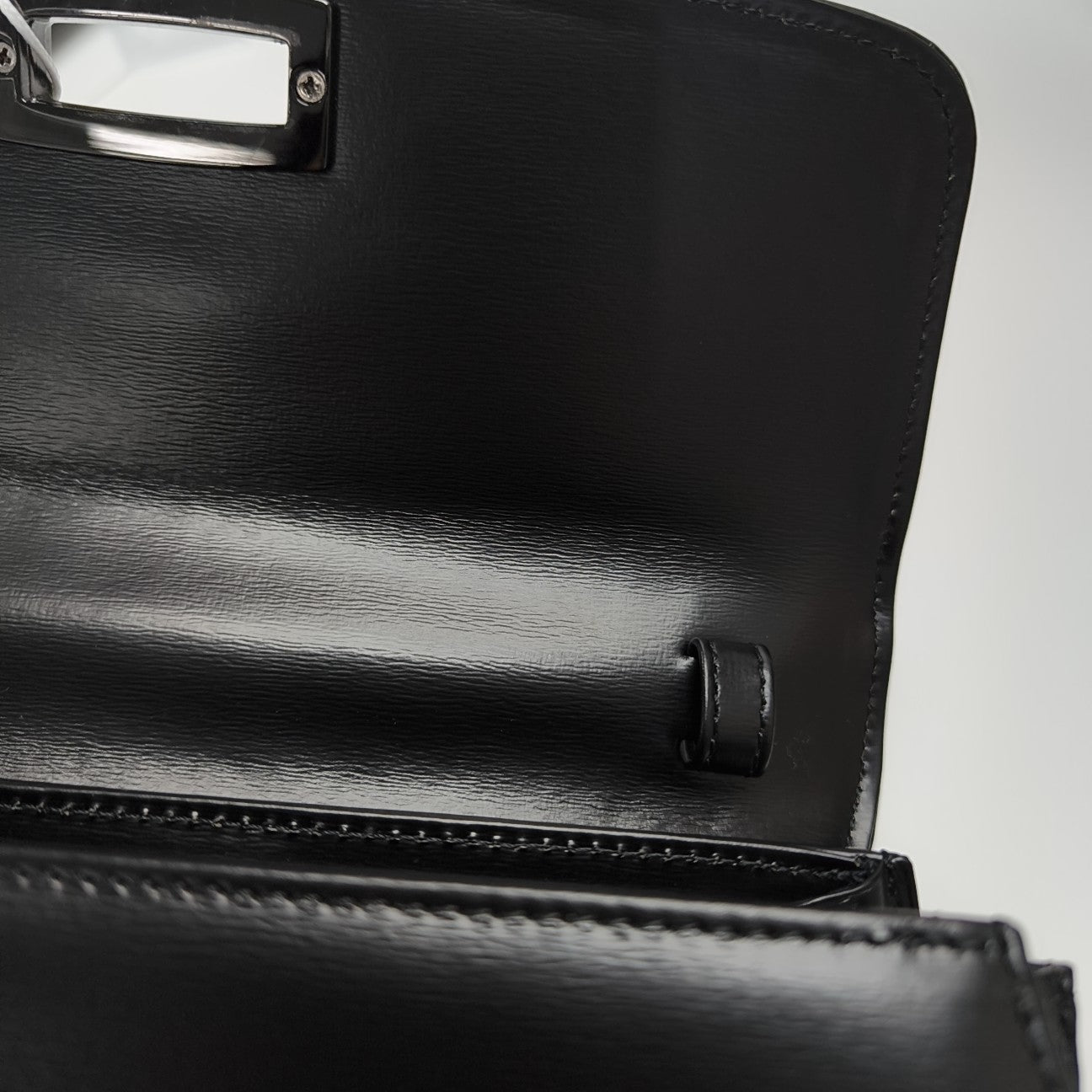 Calfskin Shoulder Bag Black