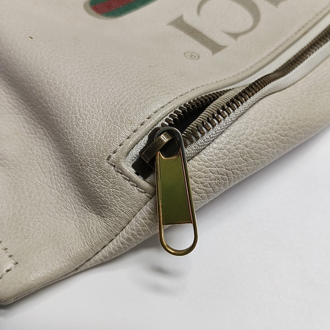 Print Large Calfskin White