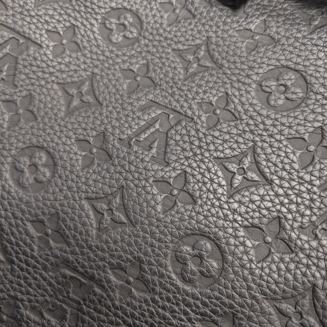 CHRISTOPHER PM Monogram Calfskin Black