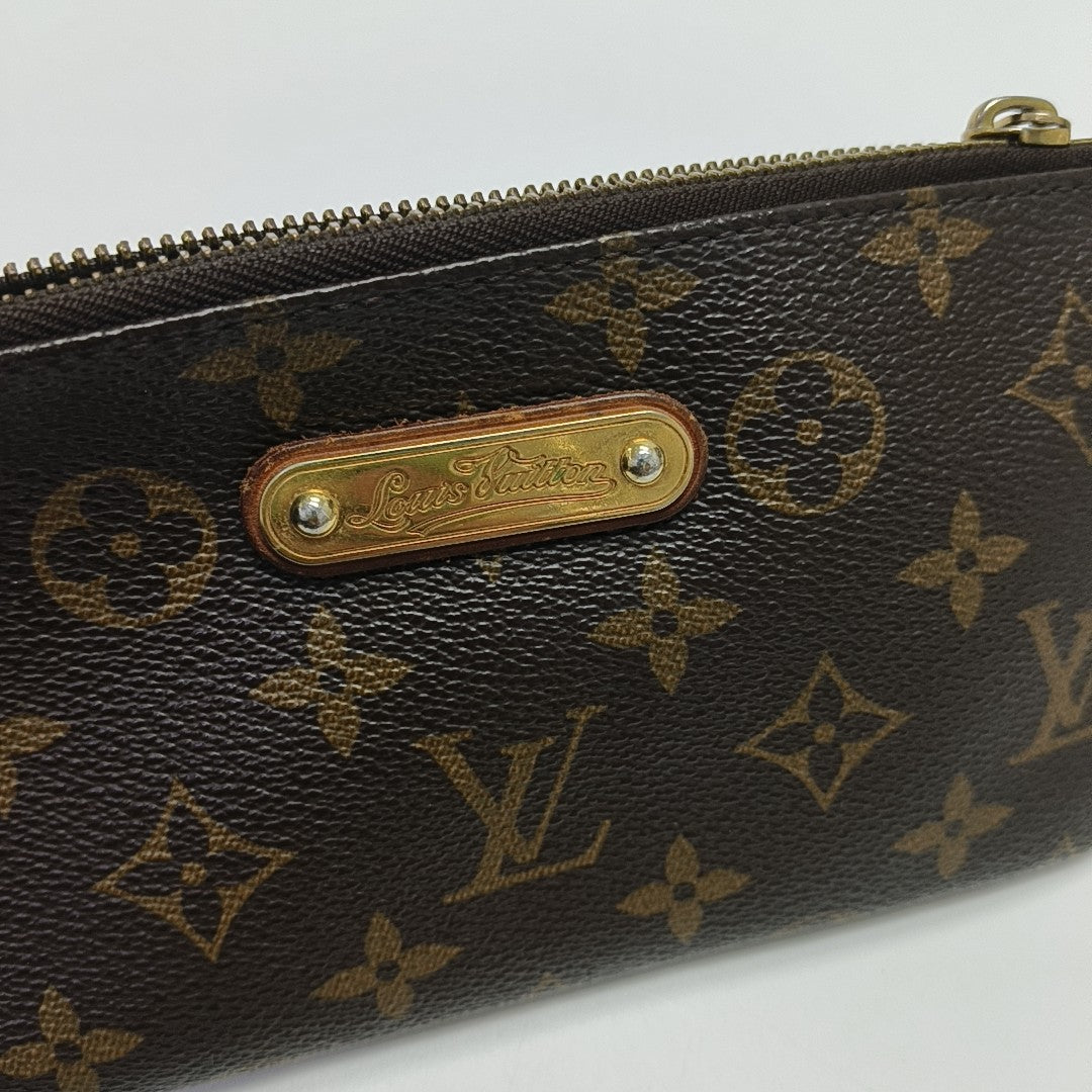 VINTAGE MILLA MM Monogram Coated Canvas Brown