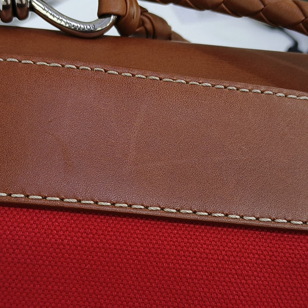 Canvas Shoulder Bag Red