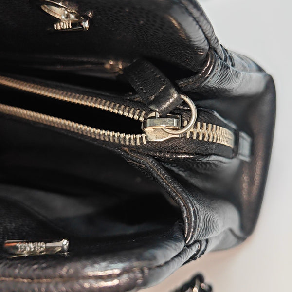 CC TIMELESS SOFT Quilted Grained Calfskin Black