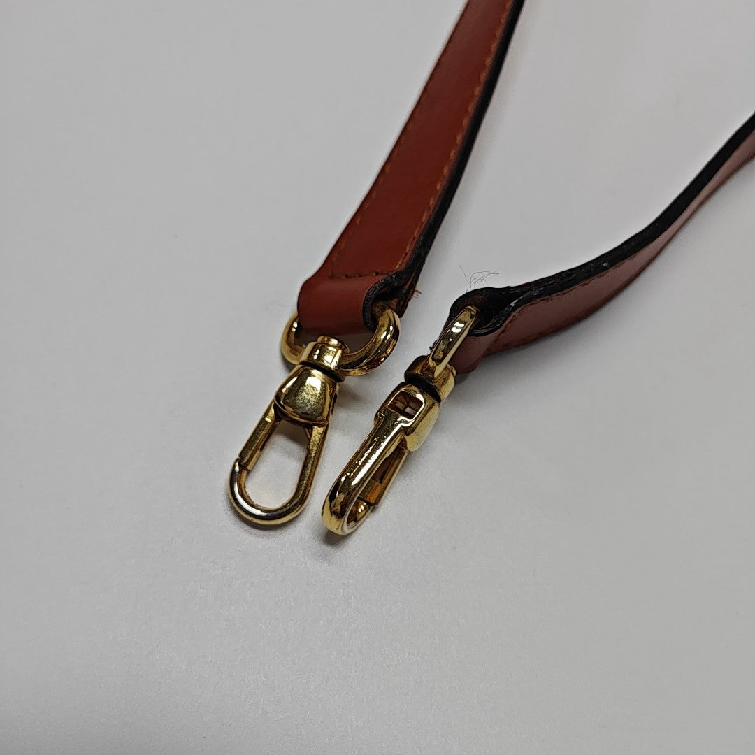 Calfskin Shoulder Bag Brown
