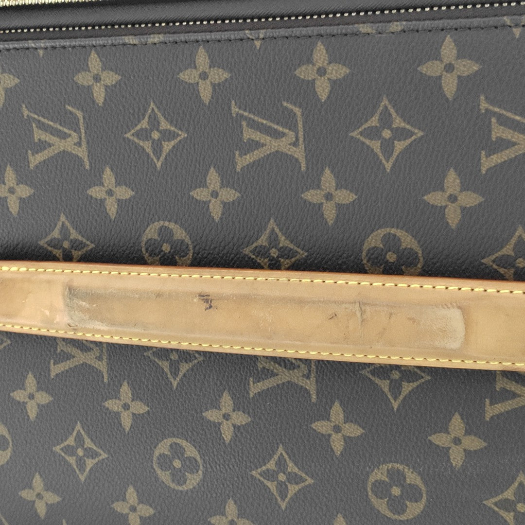 Monogram Coated Canvas Luggage Brown