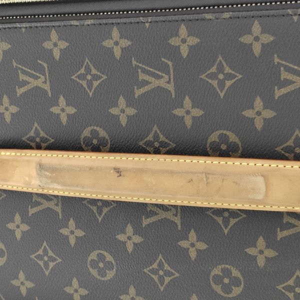 Monogram Coated Canvas Luggage Brown