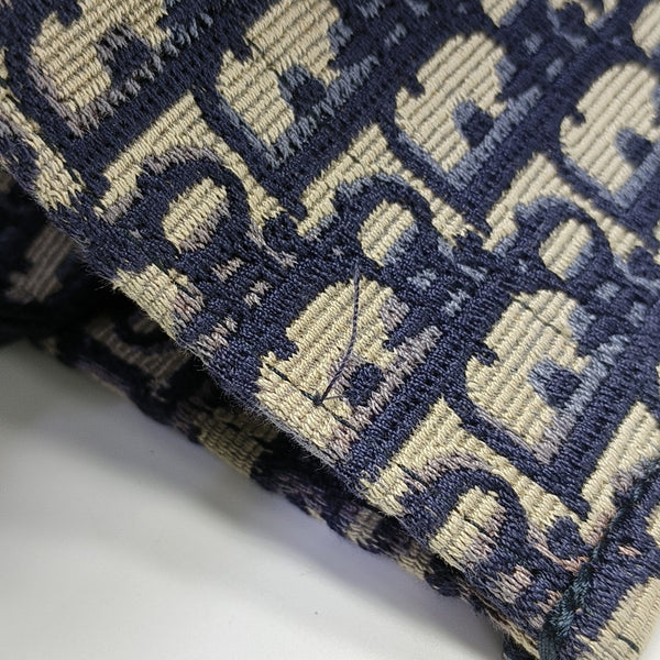 Book Tote Medium Oblique Canvas Blue