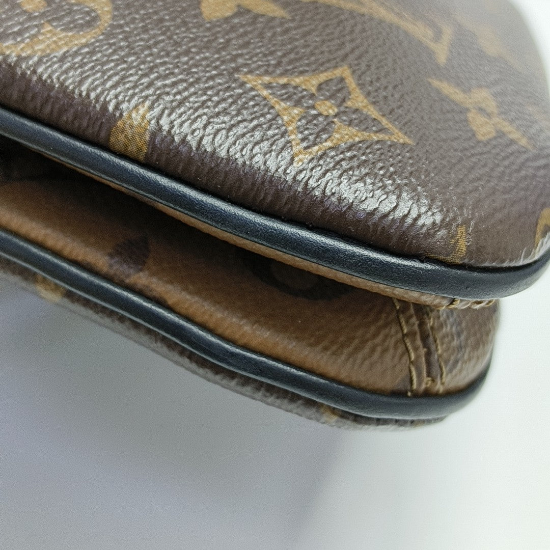 TWINNY Monogram Coated Canvas Brown