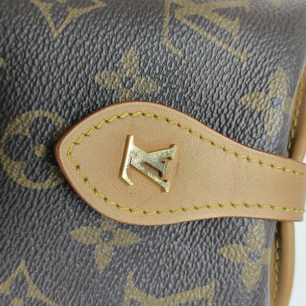 FOLD ME Monogram Coated Canvas Brown