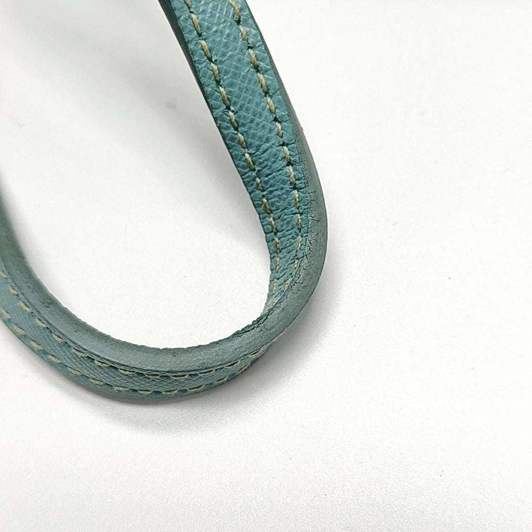 Authenticated pre-owned  Promenade Saffiano Calfskin Blue - Shoulder Bag at Looply