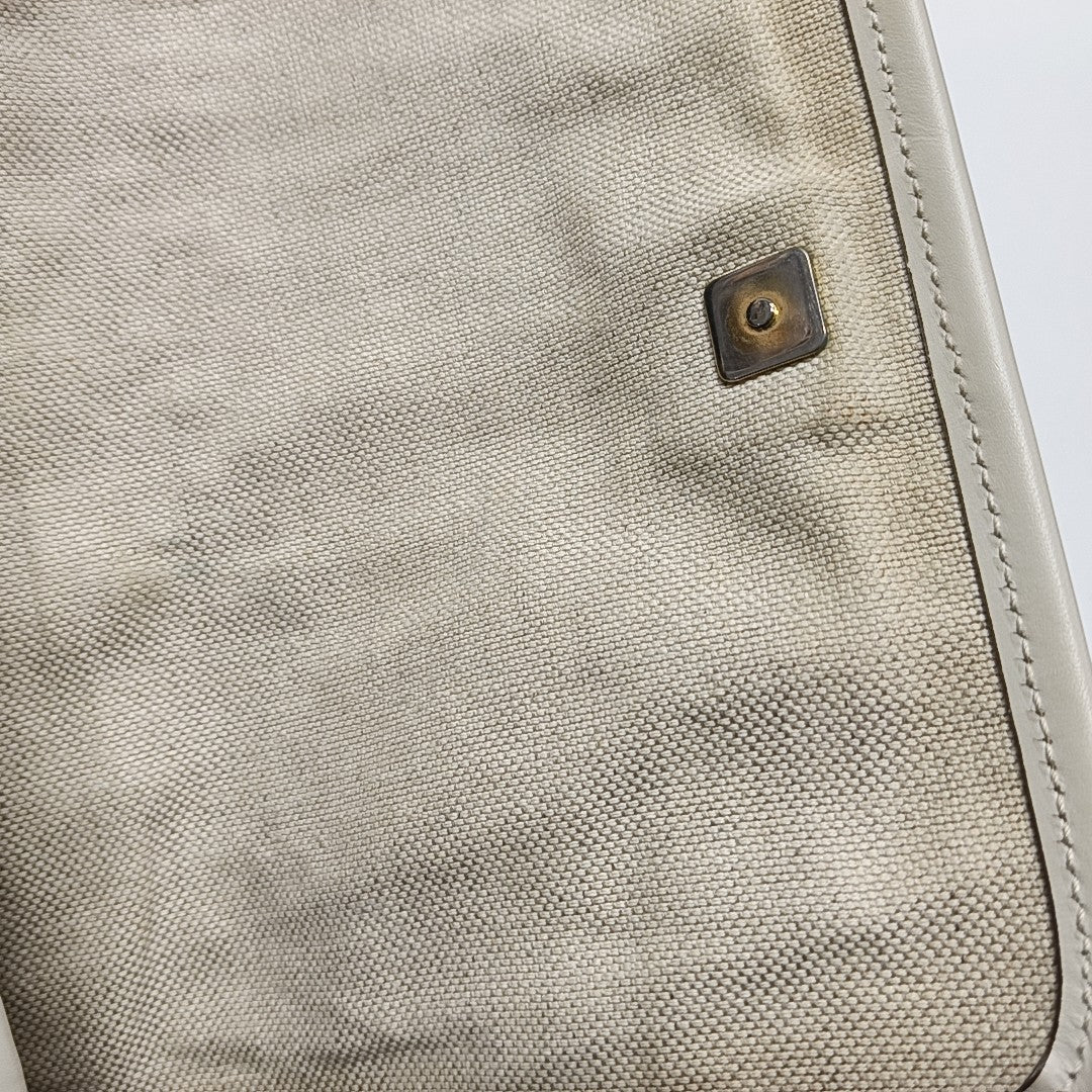 Ligne Shima Monogram Coated Canvas Beige