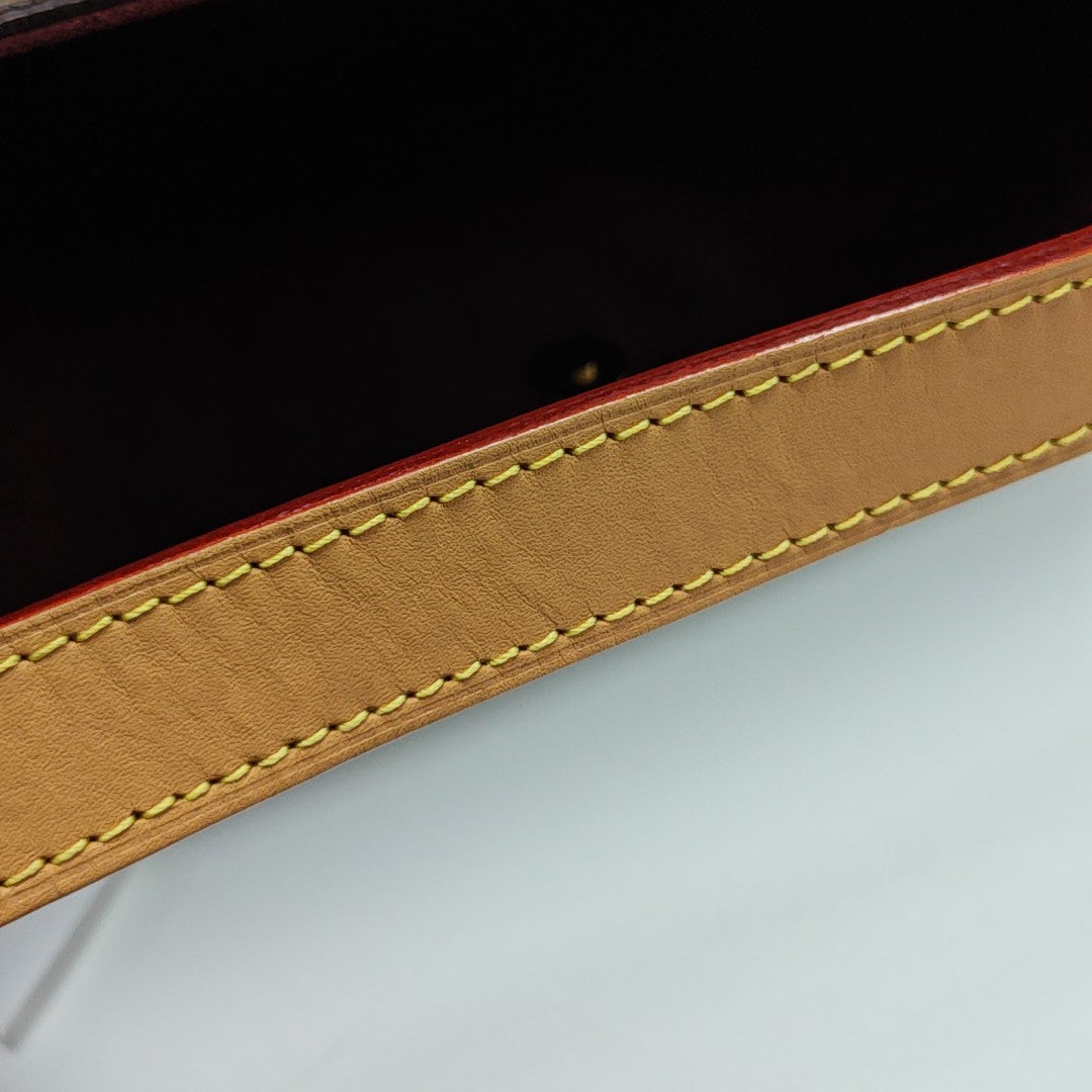 ALL IN BB Monogram Coated Canvas Brown