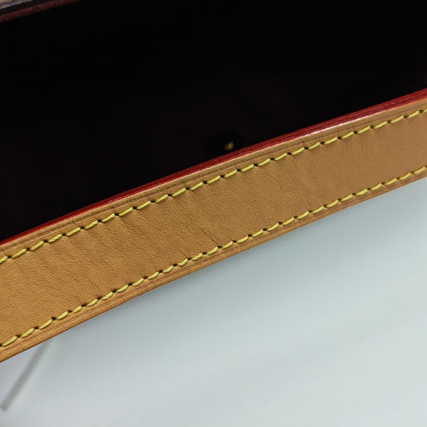 ALL IN BB Monogram Coated Canvas Brown