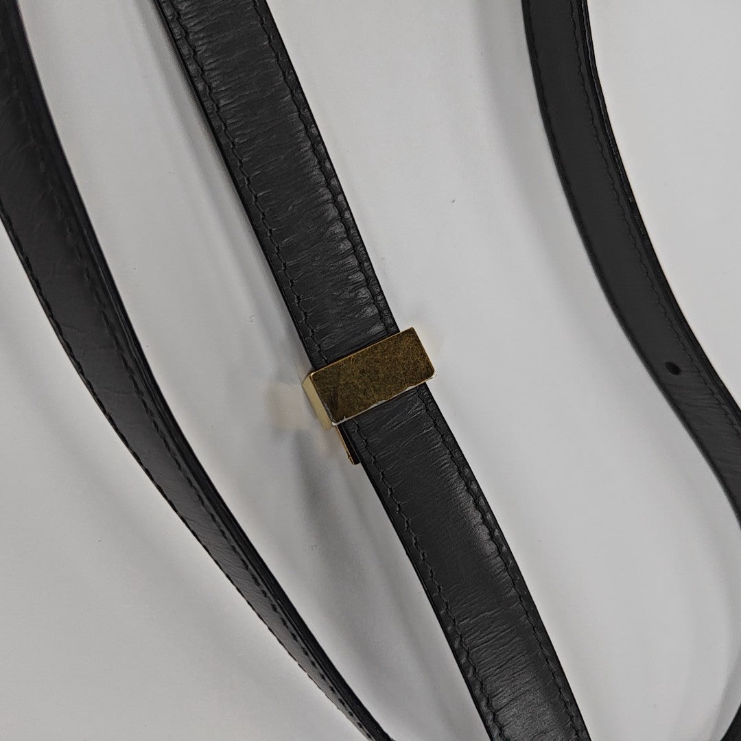 CLASSIC BOX Small Leather Gray