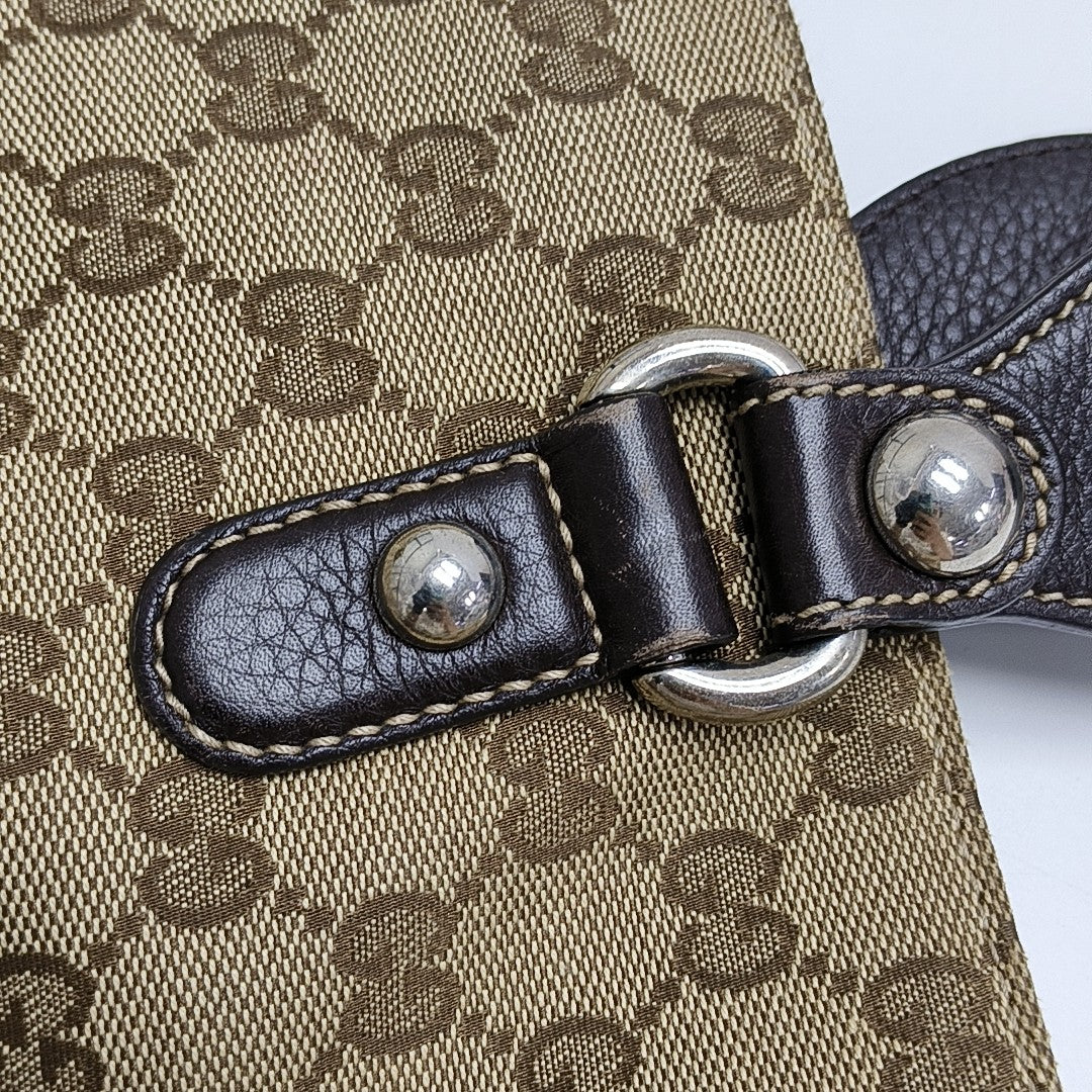 Monogram Canvas Tote Bag Beige