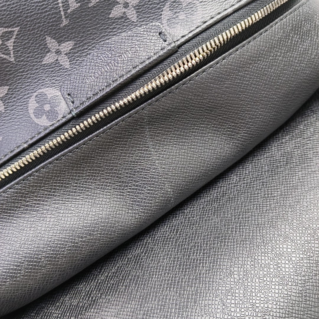 DISCOVERY PM Monogram Coated Canvas Black