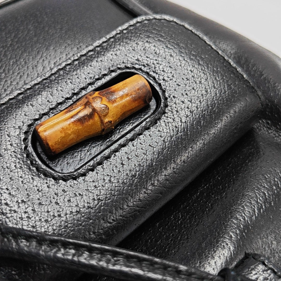 Calfskin Backpack Black