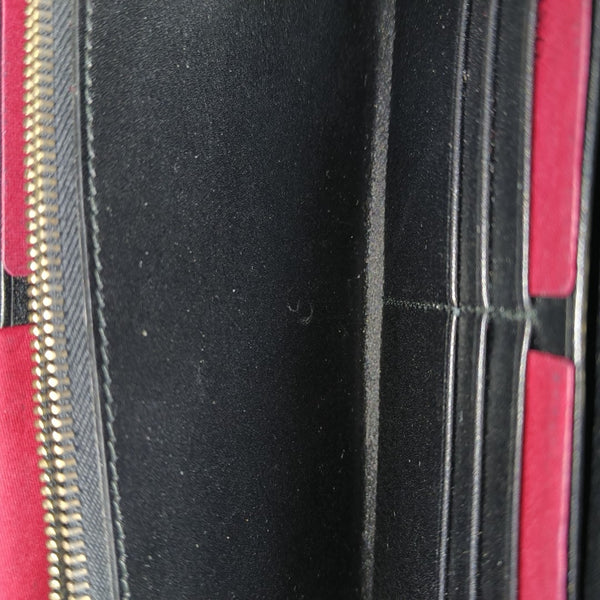 Rockstud Patent Leather Black Wallet