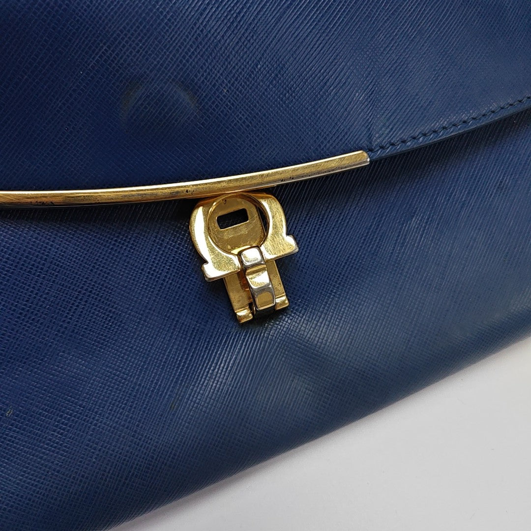 Gancini Calfskin Blue
