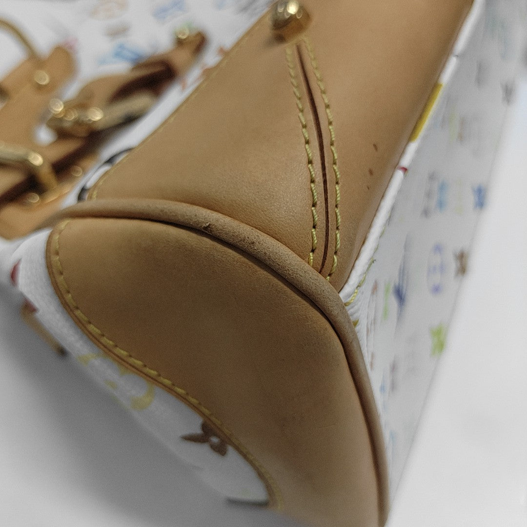 LV × TM CLAUDIA Monogram Coated Canvas White