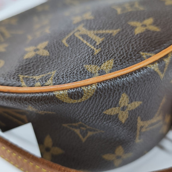 TAMBOURINE Monogram Coated Canvas Brown