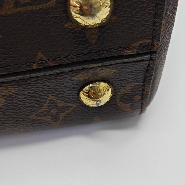 CLUNY PM Monogram Coated Canvas Brown