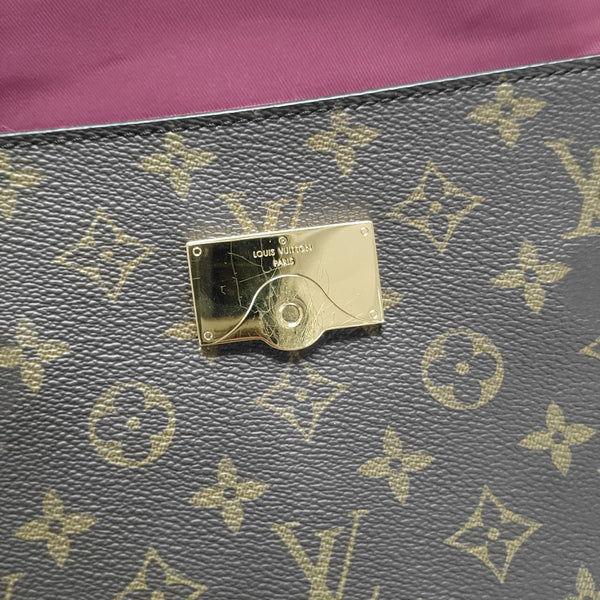 CLUNY Monogram Coated Canvas Brown