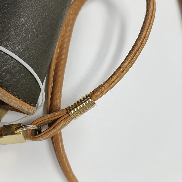 Calfskin Crossbody Bag Brown