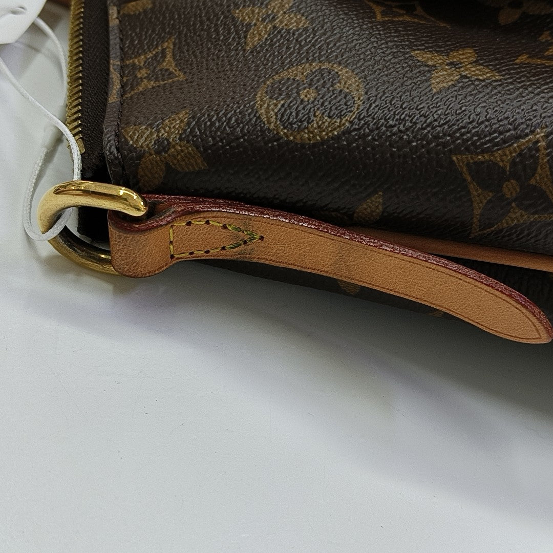 TURENNE Monogram Coated Canvas Brown