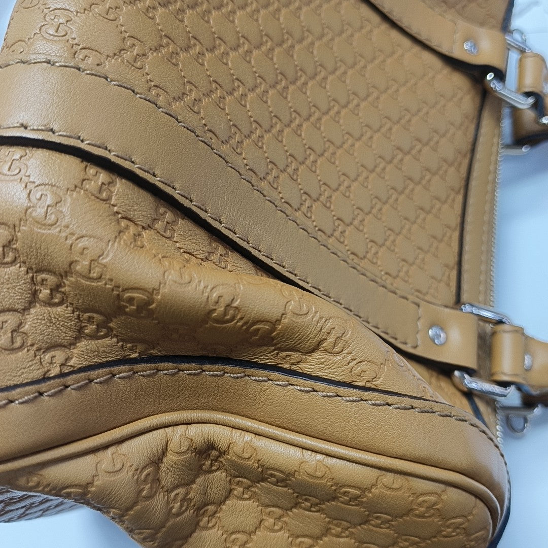 Microguccissima Monogram Calfskin Yellow