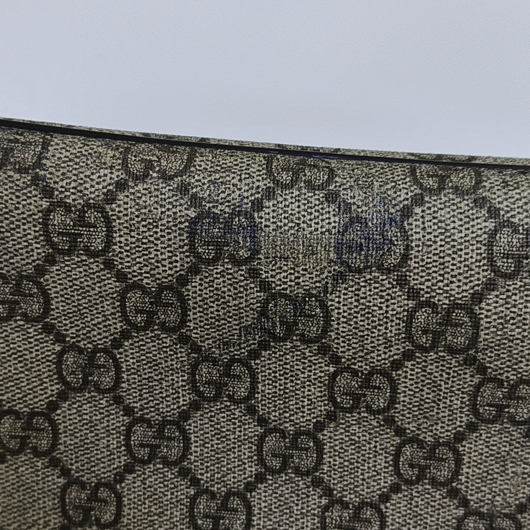 Monogram Coated Canvas Tote Bag Brown