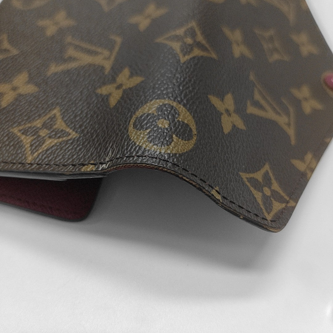 JOSÉPHINE Monogram Coated Canvas Brown Wallet