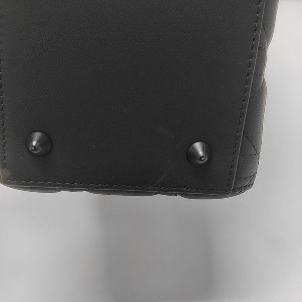 Lady Dior Medium Cannage Calfskin Black