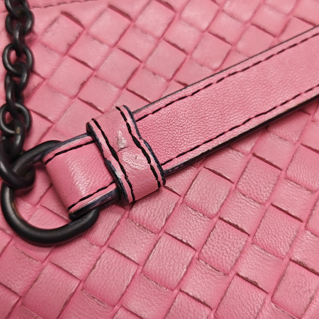 Lambskin Shoulder Bag Pink