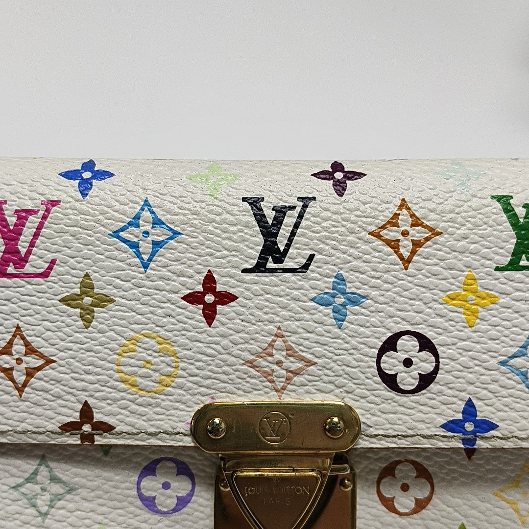 LV × TM KOALA Monogram Coated Canvas White Wallet