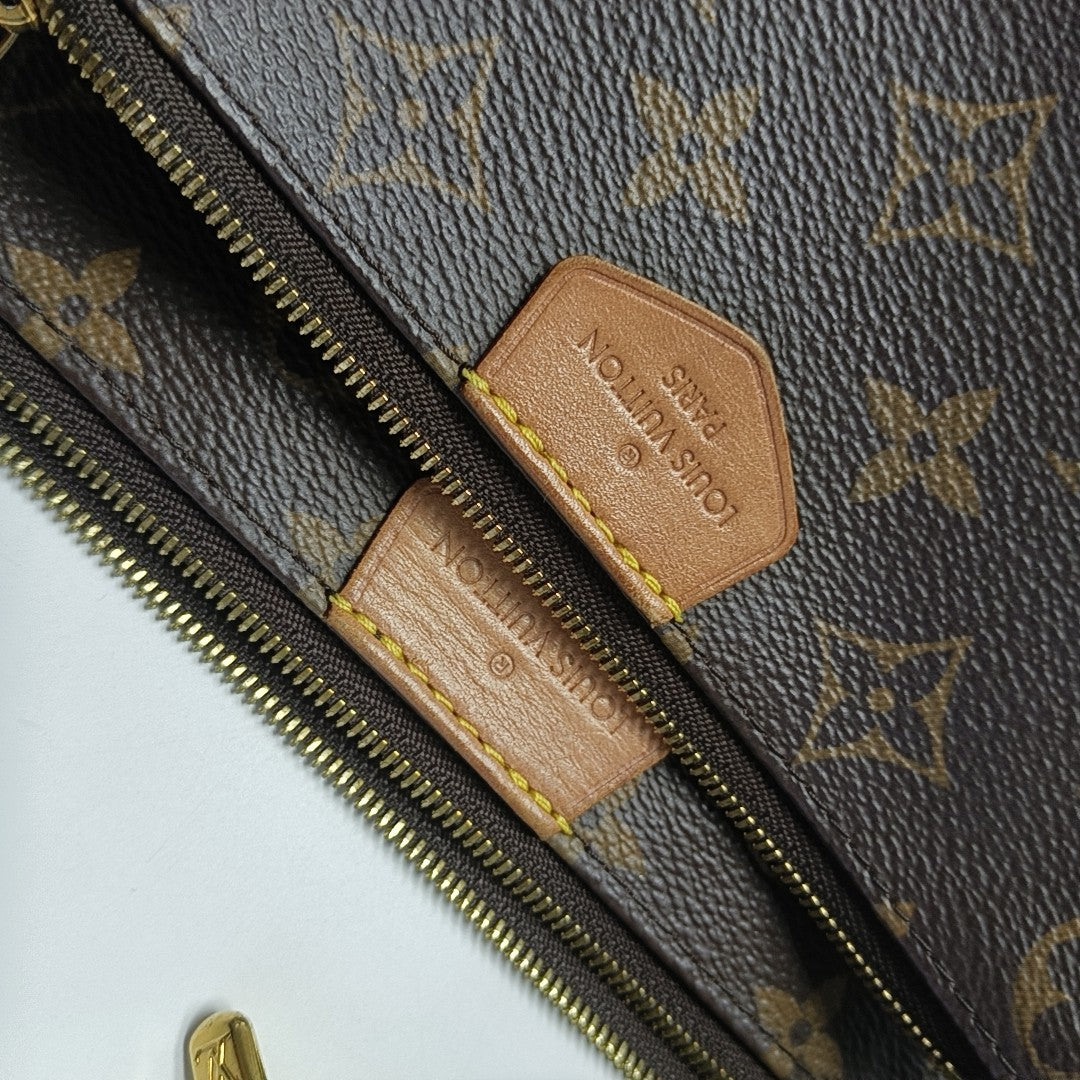 MULTI Monogram Coated Canvas Brown