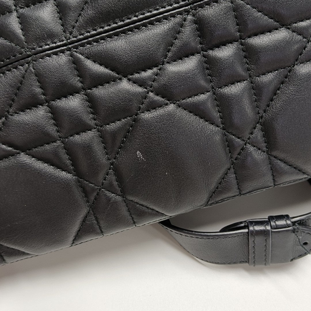 Toujours Medium Cannage Calfskin Black