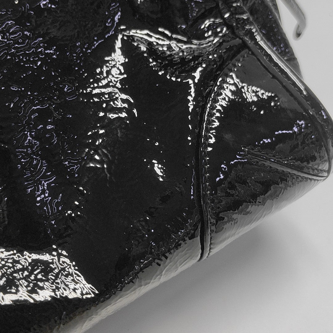 Bonnie Medium Patent Leather Black