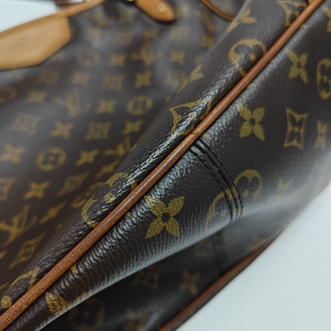 ESTRELA MM Monogram Coated Canvas Brown