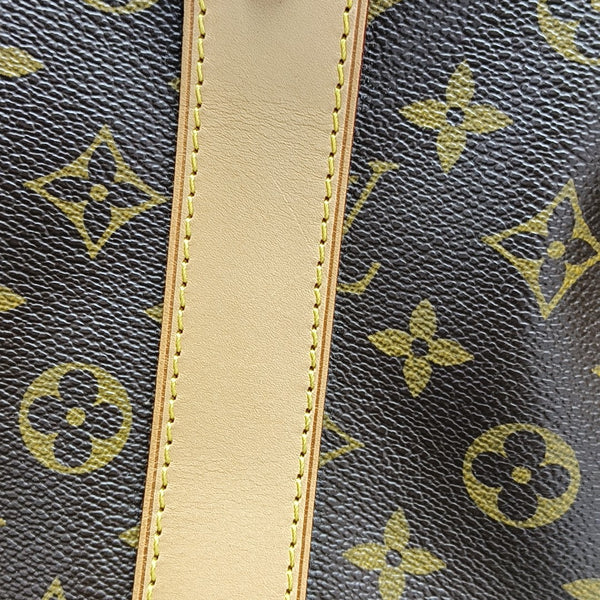Monogram Coated Canvas Top Handle Bag Brown