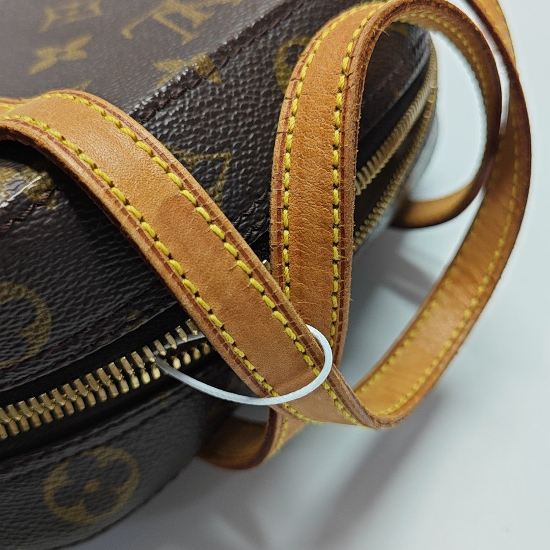 SPONTINI Monogram Coated Canvas Brown
