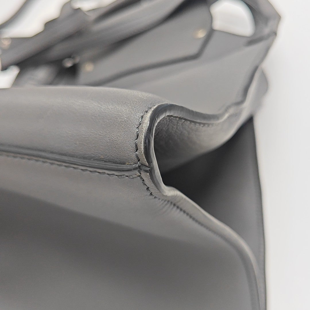 BIG BAG Small Calfskin Gray