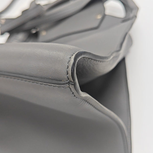 BIG BAG Small Calfskin Gray