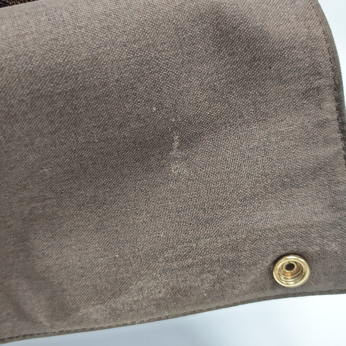 NAVIGLIO MM Damier Ebene Coated Canvas Brown