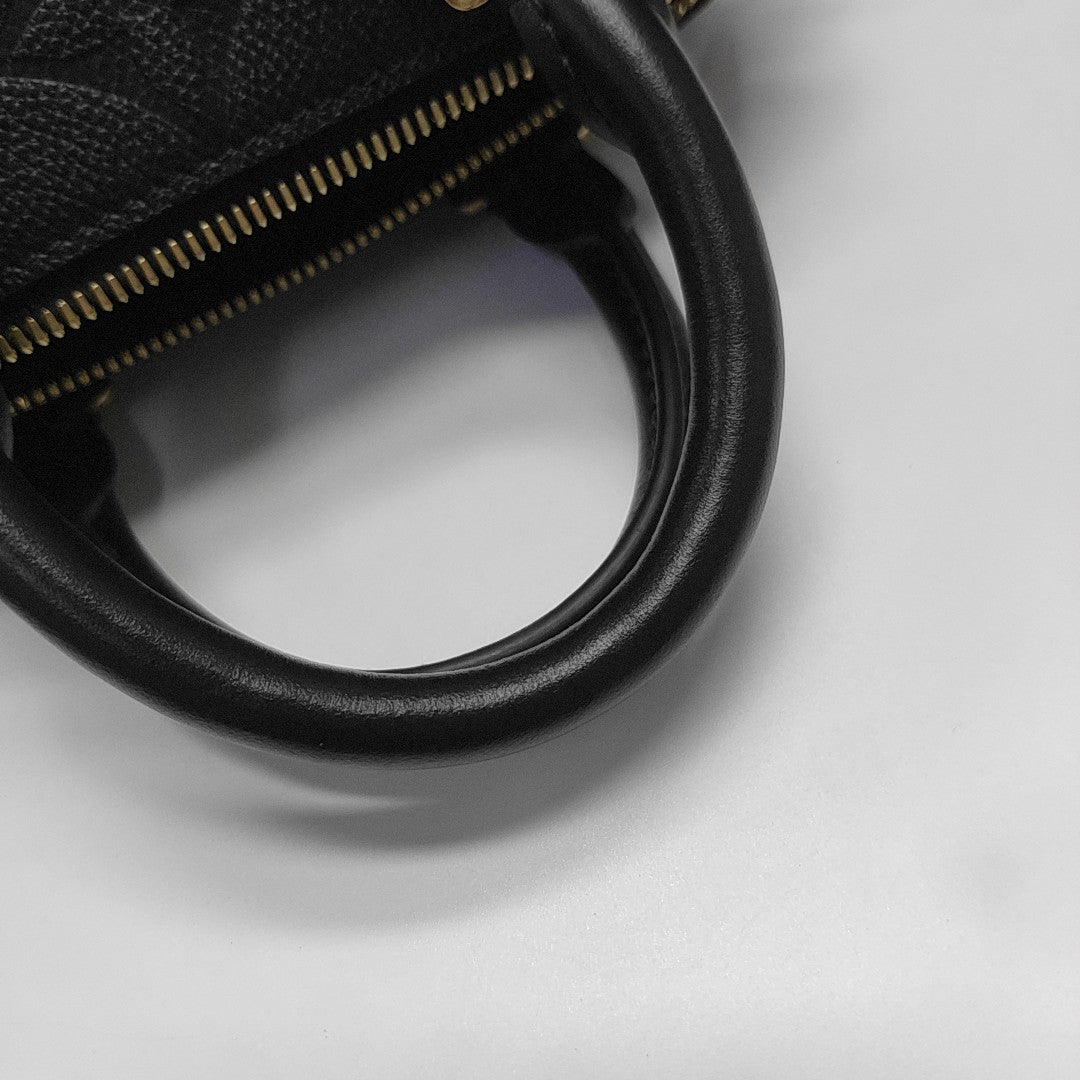 SPEEDY 20 Monogram Calfskin Black
