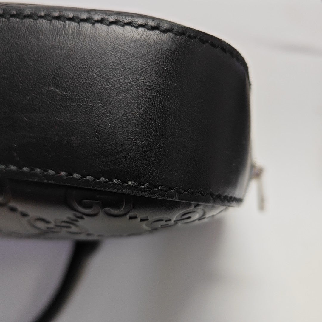 Signature Monogram Calfskin Black